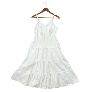 Vintage Canadian Maid Tiered White Dress